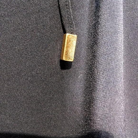 Liz Claiborne NWT Small Black Lace Up Top Blouse - Picture 8 of 11